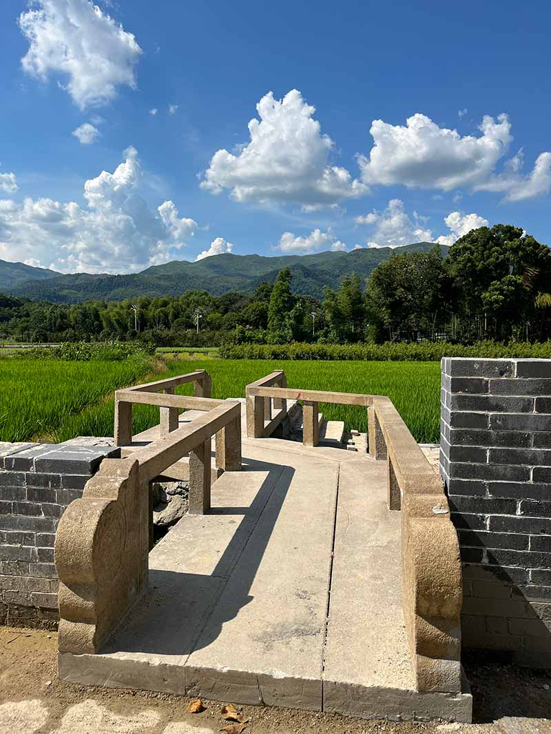 中山花岗岩仿古石材景区使用案例