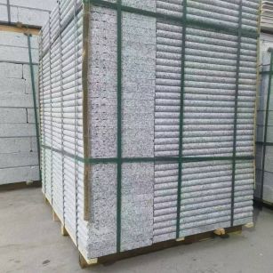 中山 芙蓉白3公分厚磨圆边、拉槽，楼梯踏步