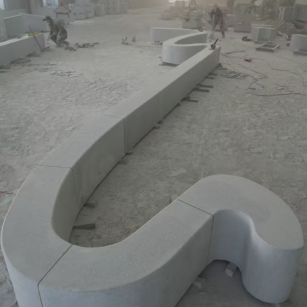 中山 花岗岩整石坐凳拼装