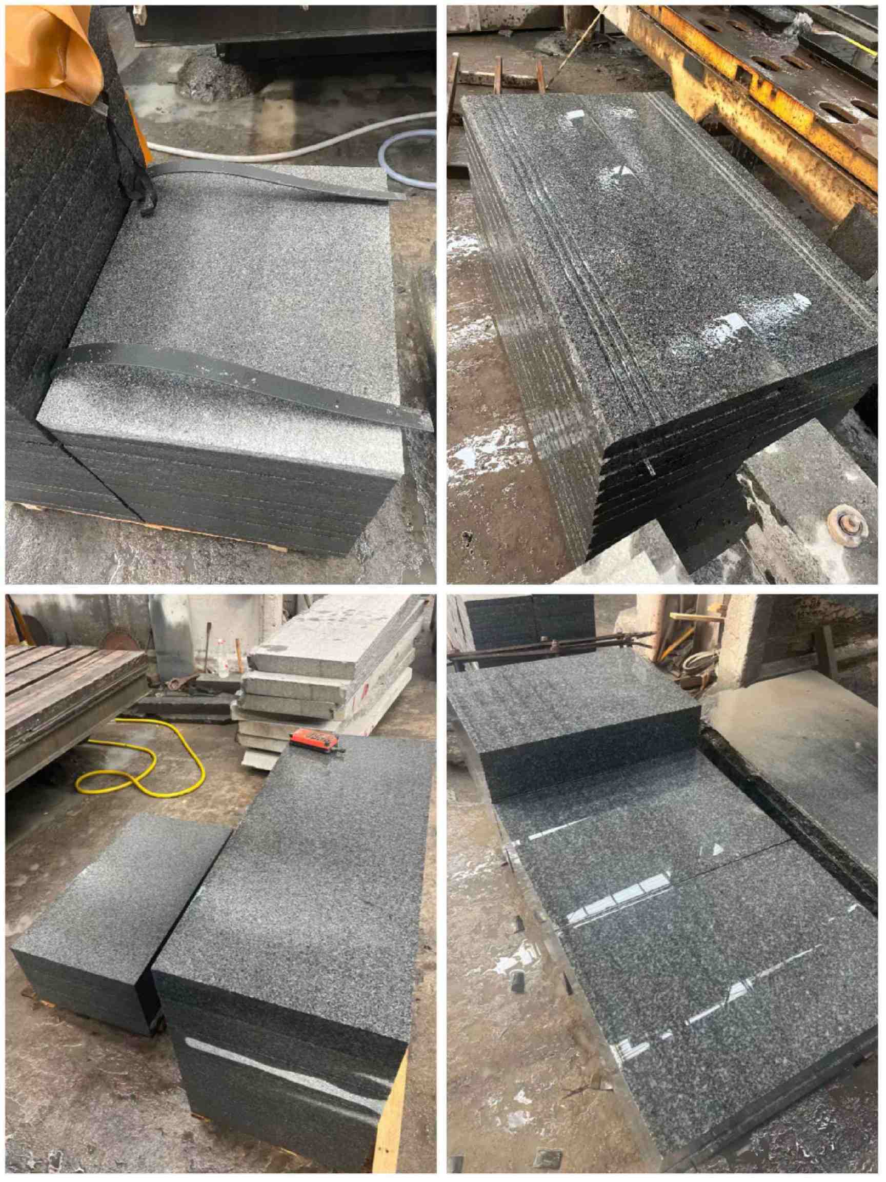 中山 芝麻黑地铺石材