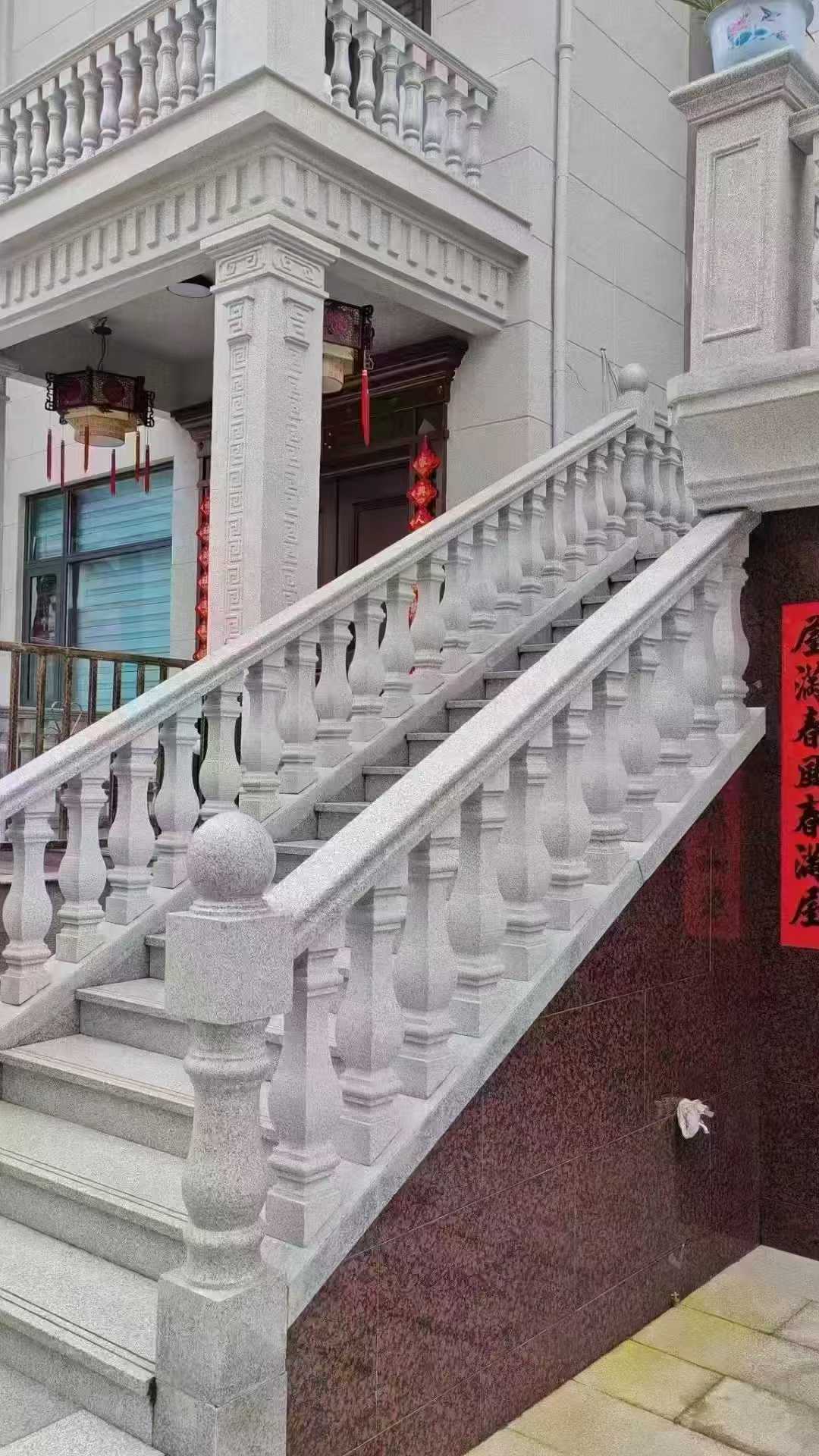 中山 天然石材 阳台庭院护栏、栏杆