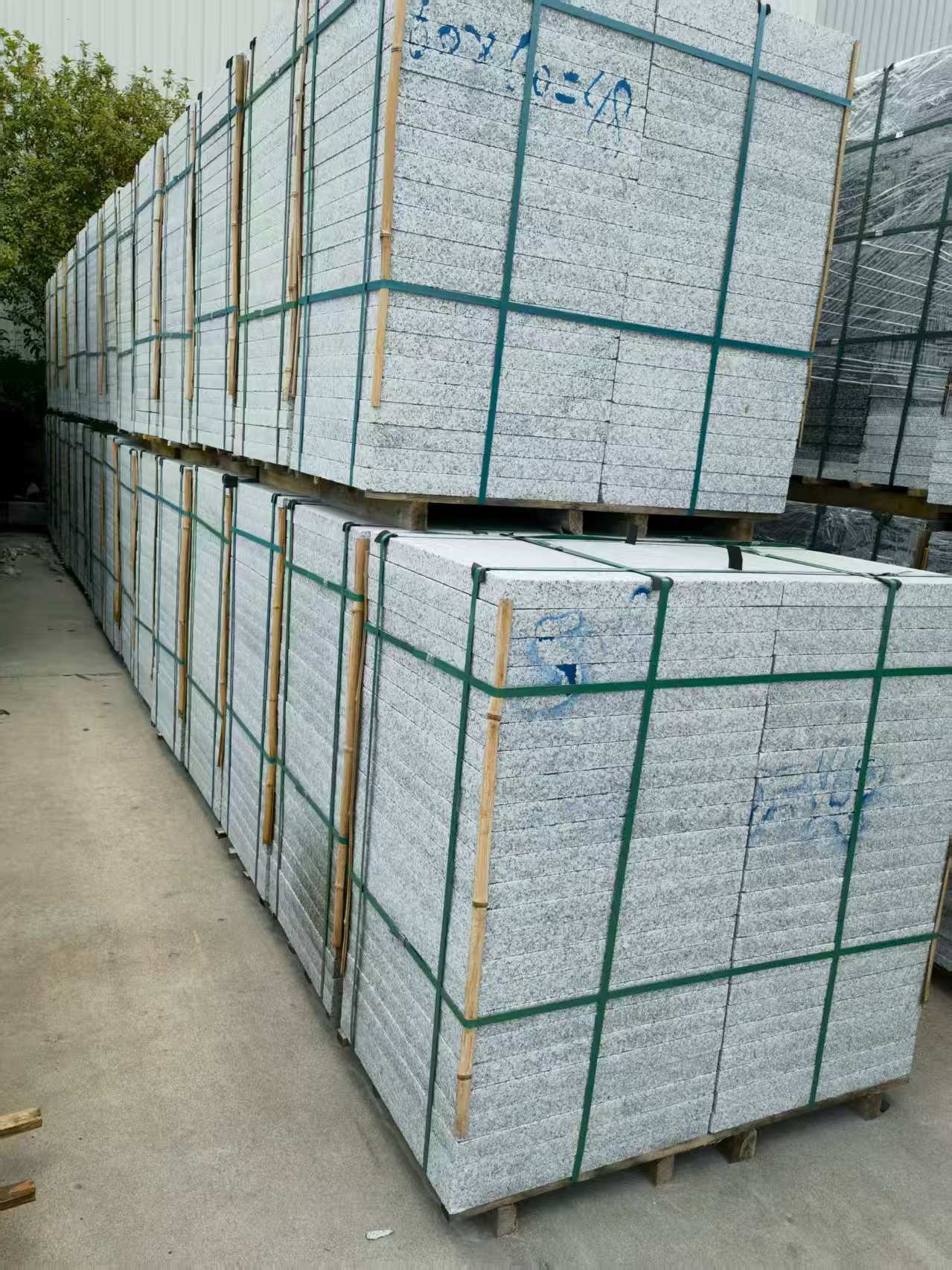 中山 大花芙蓉白火烧成品，市政园林广场地铺石