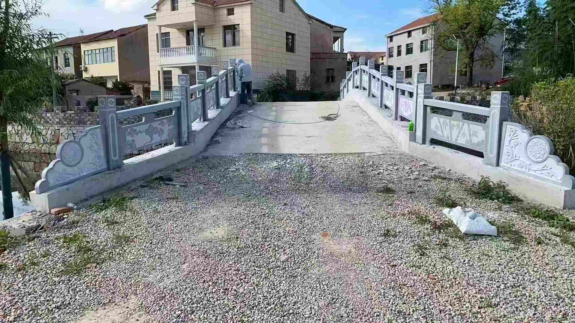 中山 芝麻灰花岗岩桥栏杆