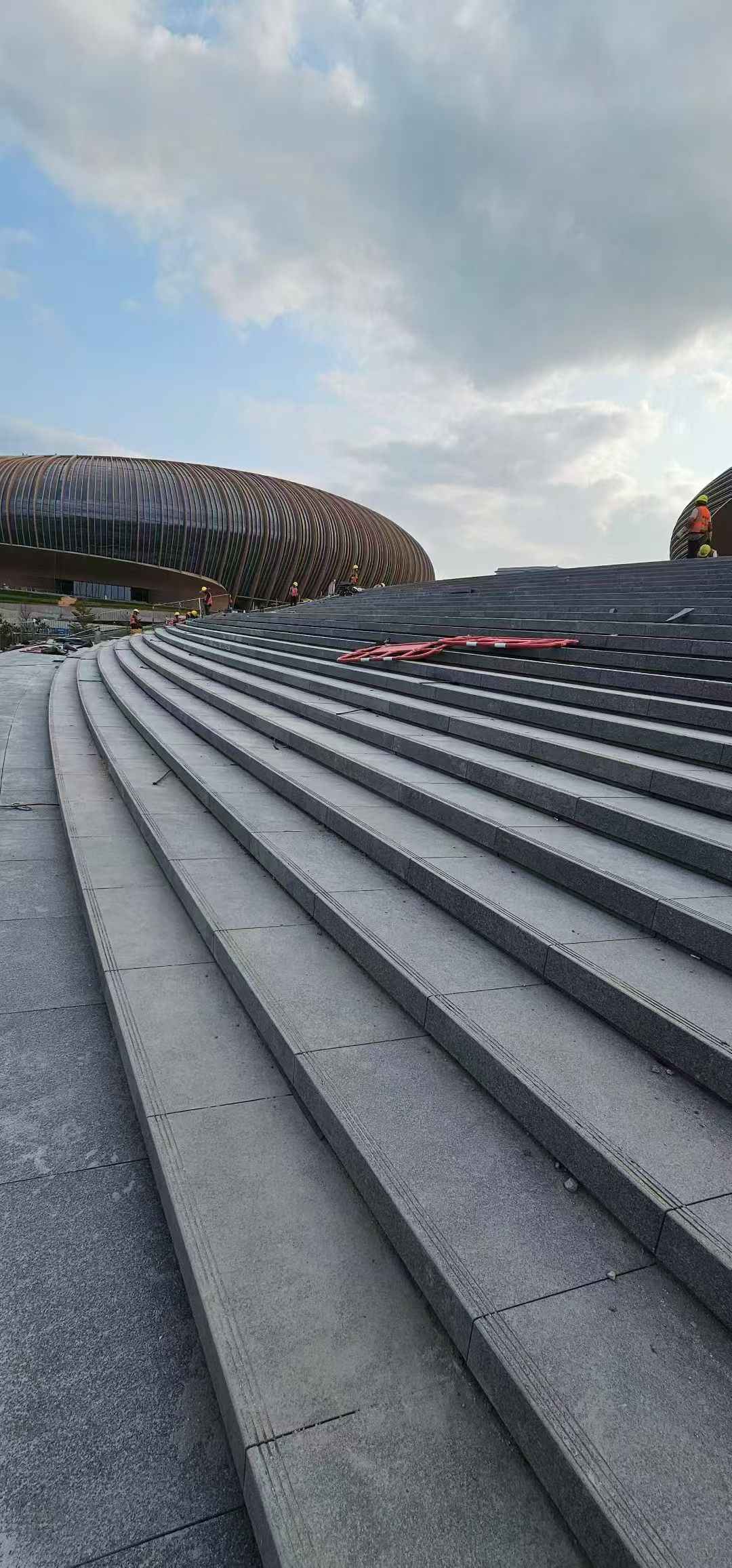 中山 弧形整石台阶铺装效果图