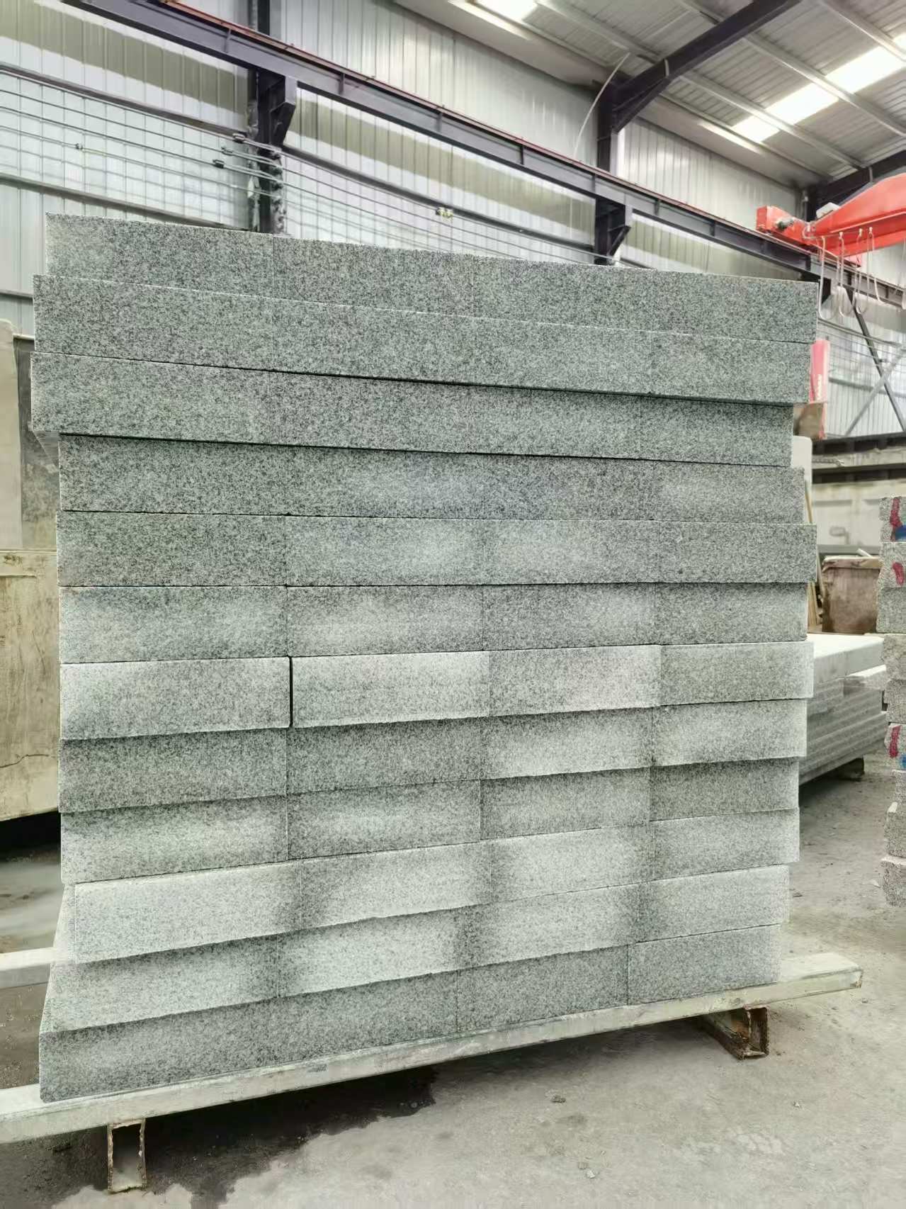 中山 芝麻白10公分300*600广场地铺，A料定制，尺寸标准，厚薄均匀